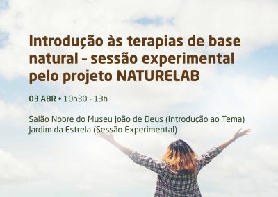 Introdução às Terapias de Base Natural pelo Projeto NATURELAB
